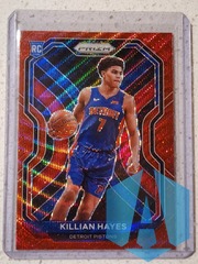 2020-21 Panini Prizm Killian Hayes #270 Red Wave Prizm RC